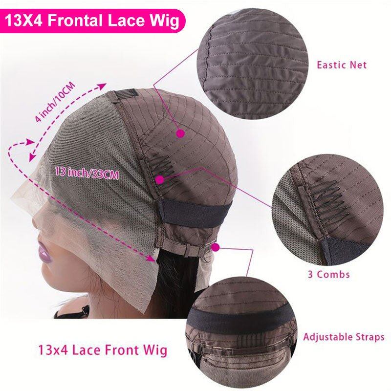 Lightning Deal 13x4 Full Frontal Straight Bob Wig